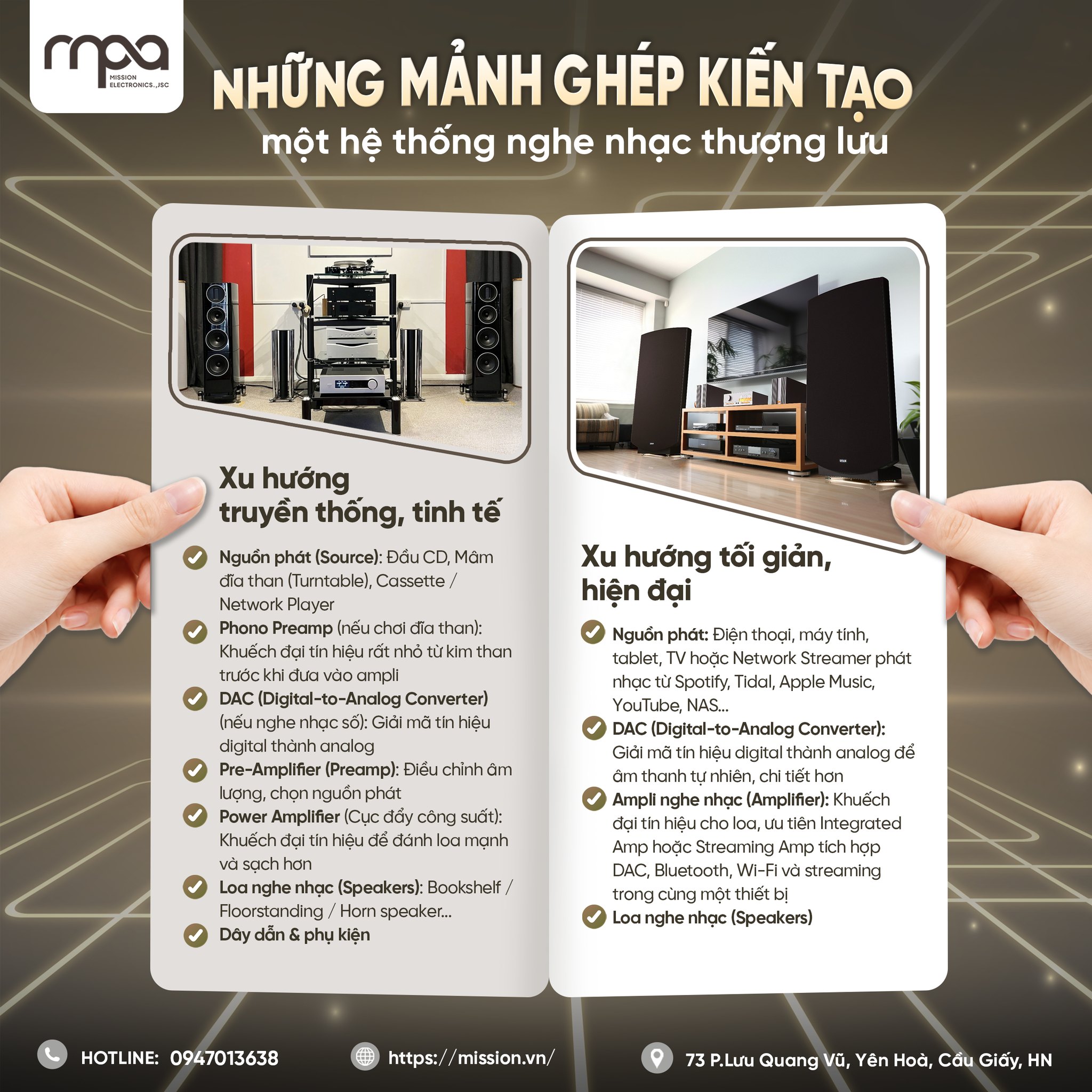 Hệ thống nghe nhạc và karaoke cho gia đình