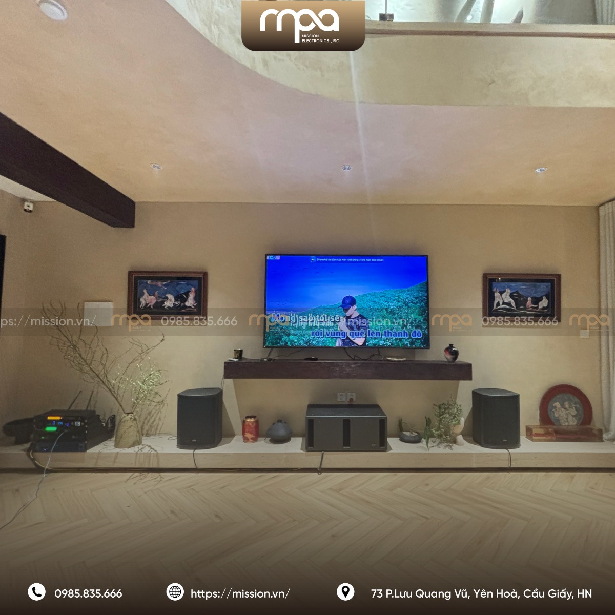 Giải Pháp Lắp Đặt Karaoke Gia Đình Biệt Thự Long Biên: Đỉnh Cao Kiến Trúc Thính Giác