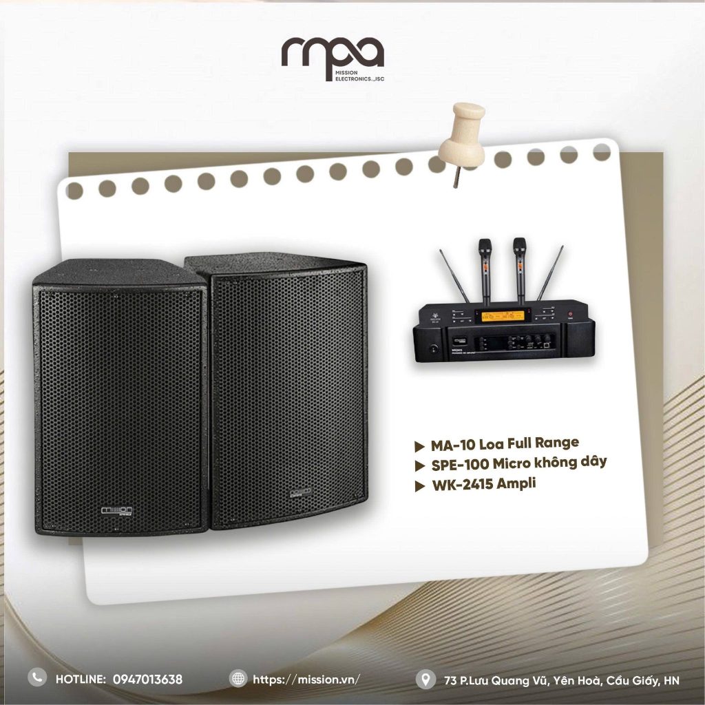 Top 3 Dàn Karaoke Gia Đình Mission MA-10 Đáng Mua Nhất 2026 4 711427662 122113474766824379 3578881510967856005 n 1