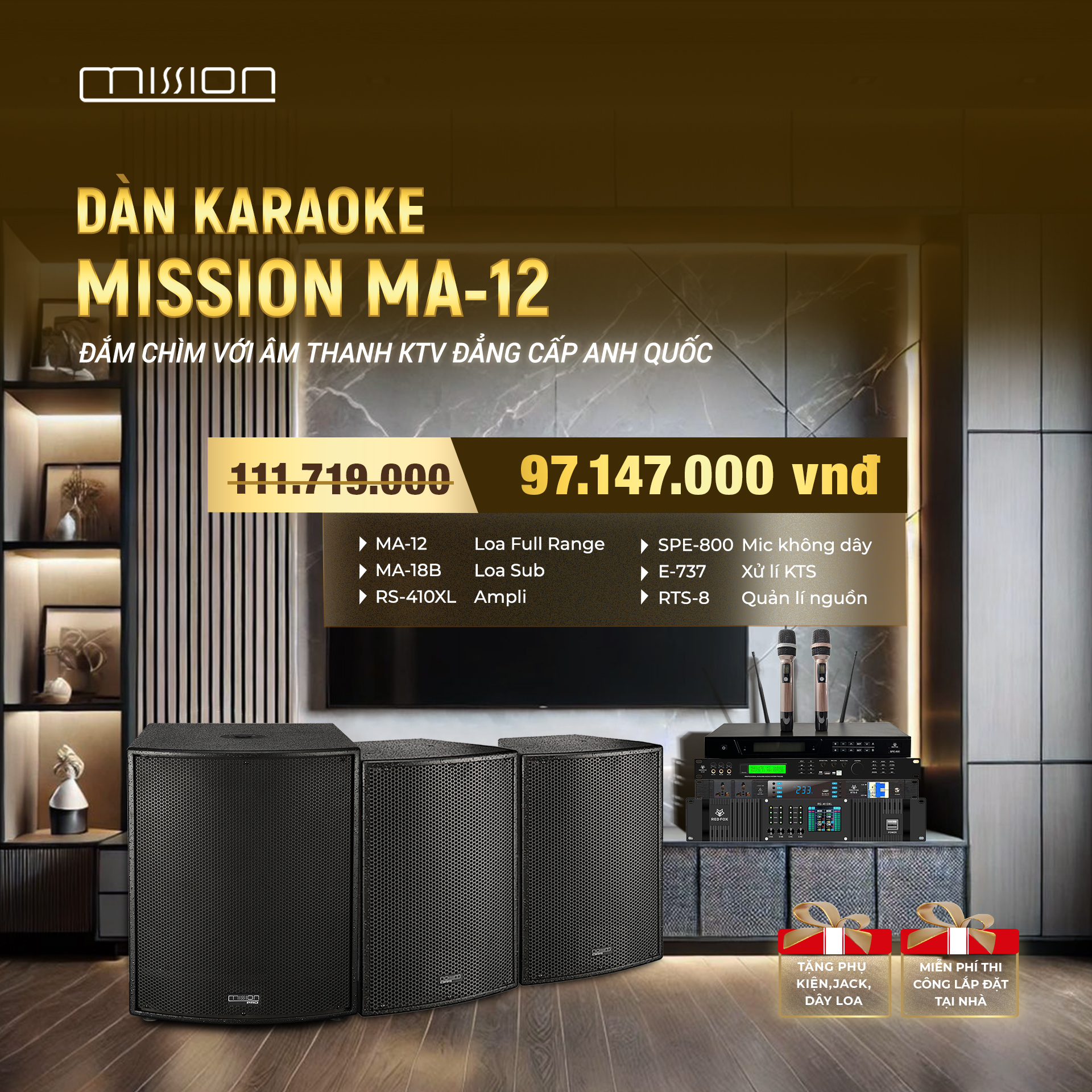 DÀN KARAOKE GIA ĐÌNH MISSION MA-12-14 1 DÀN KARAOKE GIA ĐÌNH MISSION MA-12-14