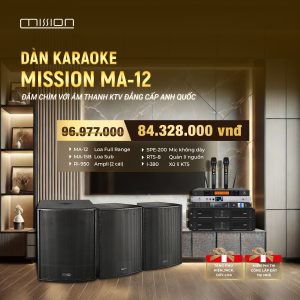 DÀN KARAOKE GIA ĐÌNH MISSION MA-12-8
